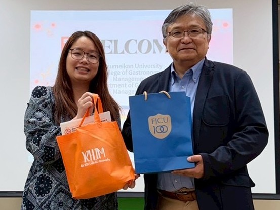 臺日餐旅教育深耕七年：日本立命館大學二度造訪輔大餐旅系 續寫共教共學新篇章