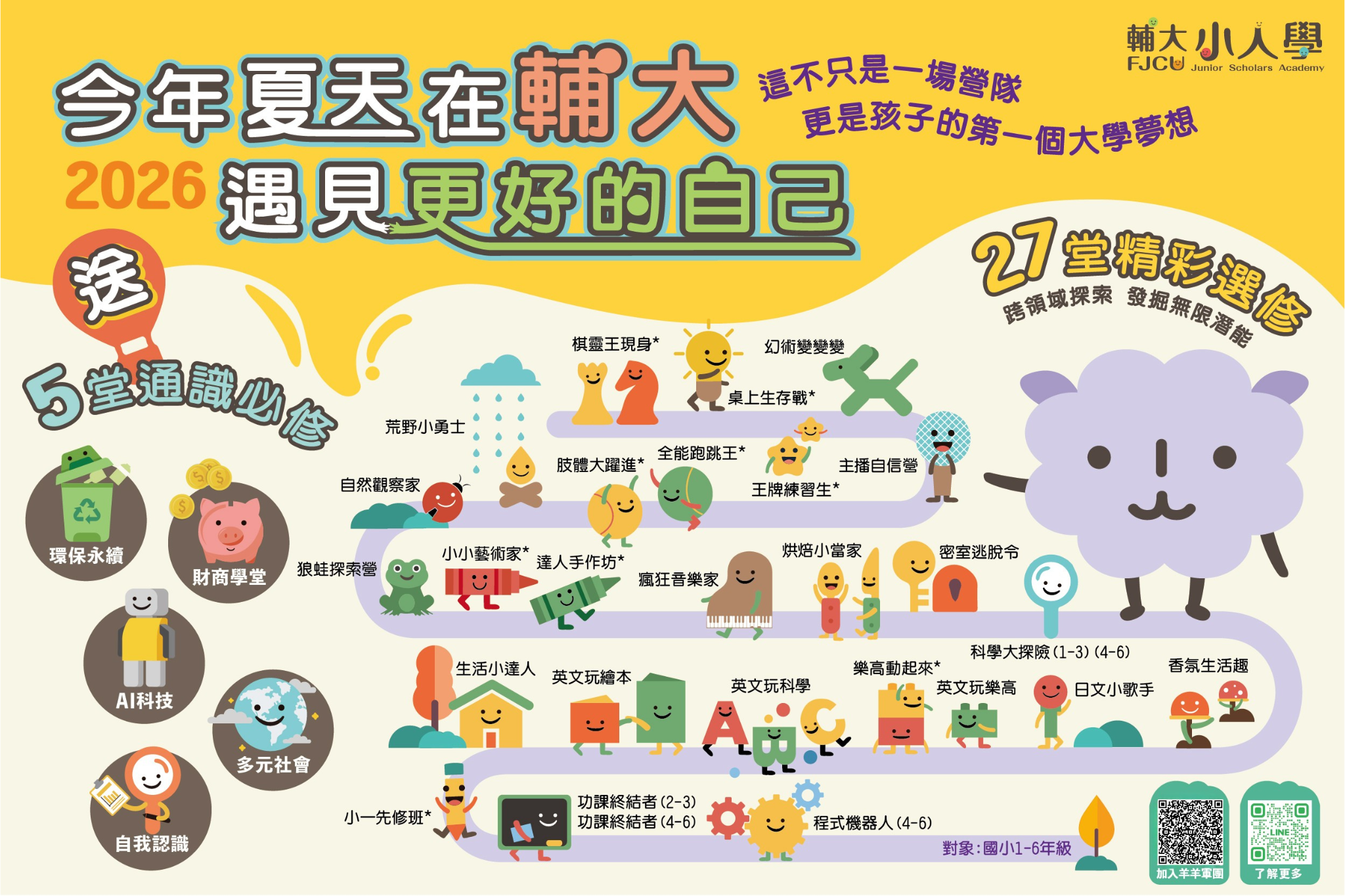 輔大小人學早鳥優惠剩最後3天！ 5/31 截止