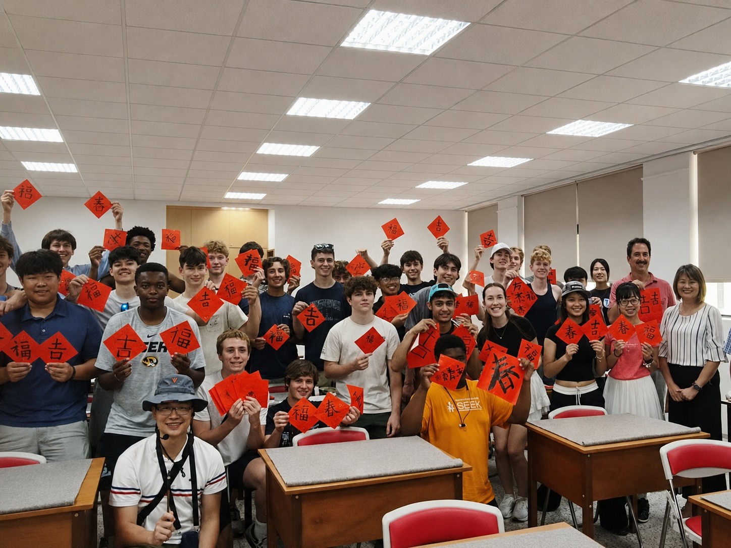 以筆墨搭起文化橋樑：輔大文學院接待美國聖路易大學高中師生來訪